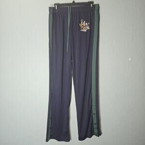 Disney Parks Track Pants Mens M Goofy Donald Pluto Mickey Snap Buttons Golf